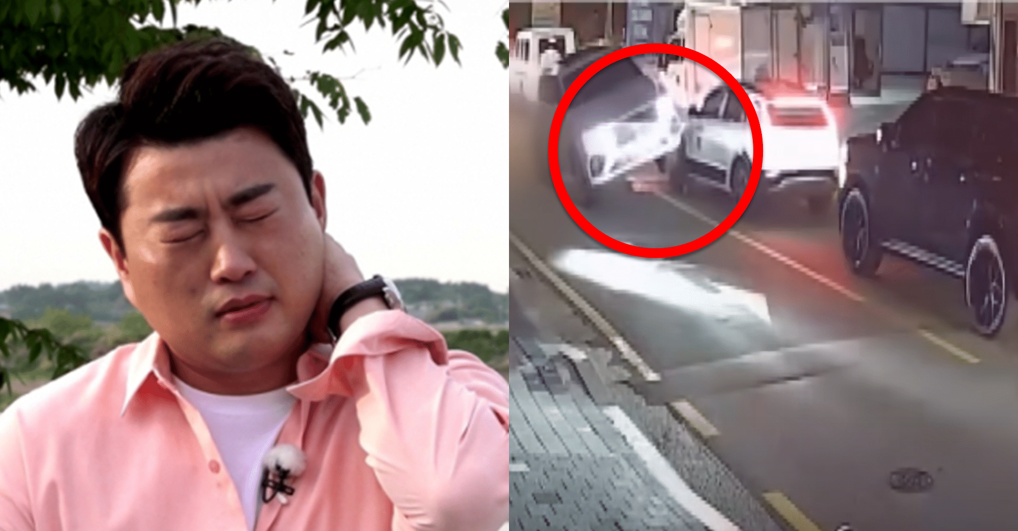 “몰랐다더니..” 김호중, 교통사고 당시 CCTV 공개되자 누리꾼 폭발한 이유